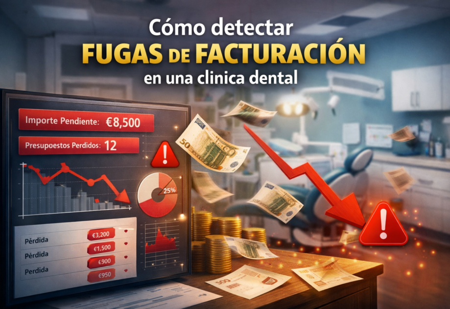 Cómo detectar fugas de facturación en una clínica dental