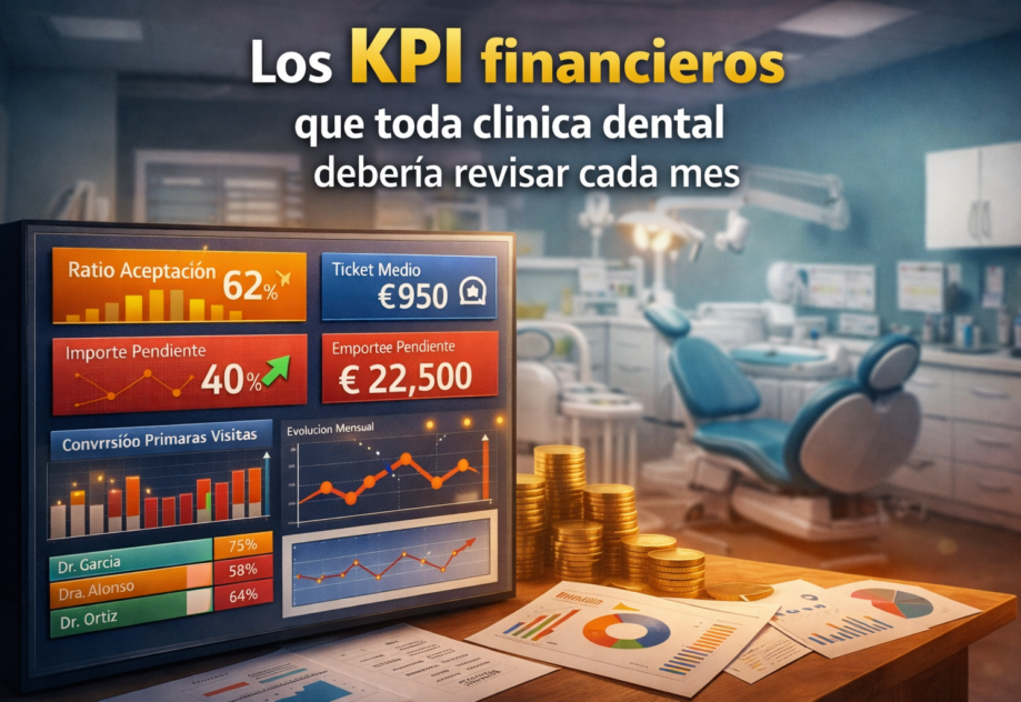 Los KPI financieros que toda clínica dental debería revisar cada mes